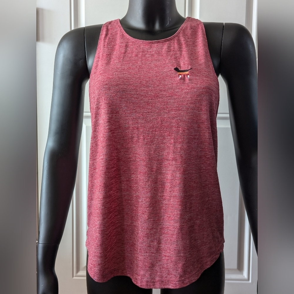 PINK Dog Tank Top Size M